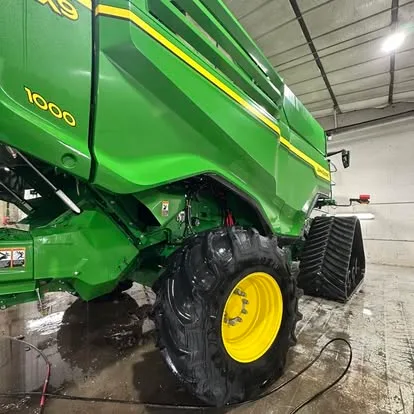 John Deere X9 combine, glossy green